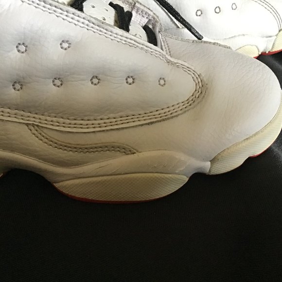 Air Jordan 13 Retro 'History of Flight’  High Tops White Leather with Hologram - Picture 7 of 16